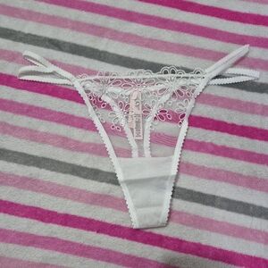 Victoria secret eyelet thong Panty
